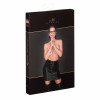Сексуальная мини-юбка на кнопках Fantastic Powerwetlook skirt with button tape, черный