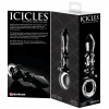 Стеклянный анальный стимулятор Icicles №37 - 16 см.
