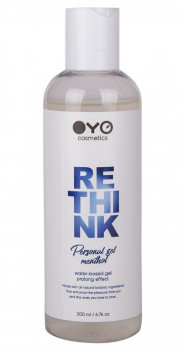 Увлажняющий гель на водной основе с пролонгирующим эффектом Oyo Personal Gel Menthol - 200 мл.