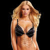 Топ из кристаллов Rhinestone Hottie Top, серебристый